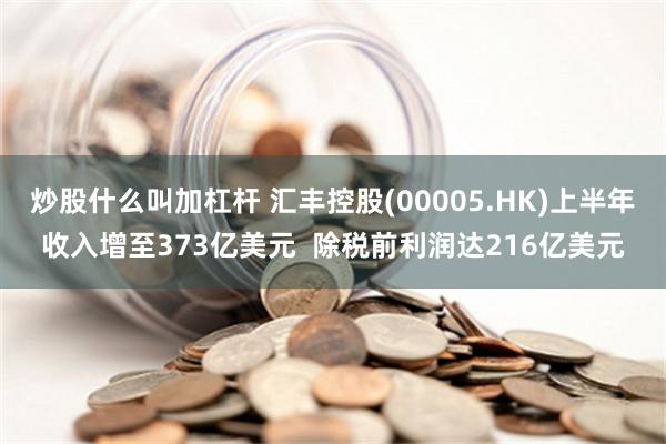 炒股什么叫加杠杆 汇丰控股(00005.HK)上半年收入增至373亿美元  除税前利润达216亿美元