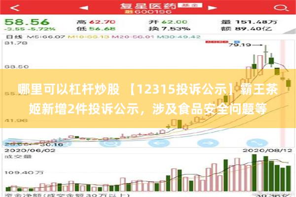 哪里可以杠杆炒股 【12315投诉公示】霸王茶姬新增2件投诉公示，涉及食品安全问题等