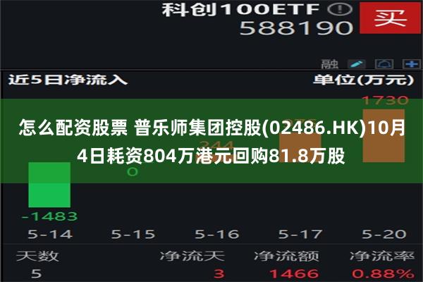 怎么配资股票 普乐师集团控股(02486.HK)10月4日耗资804万港元回购81.8万股