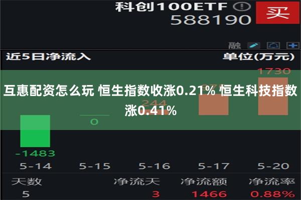 互惠配资怎么玩 恒生指数收涨0.21% 恒生科技指数涨0.41%